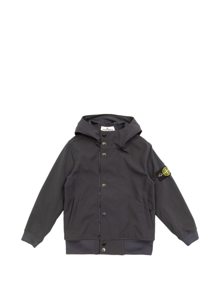 Giubbotto blu navy per bambino 64100001S0A22 V0020 Stone Island Kids 