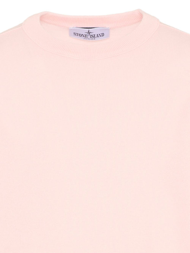 Maglione rosa per bambino 65100001S00B2 V0080 Stone Island Kids 