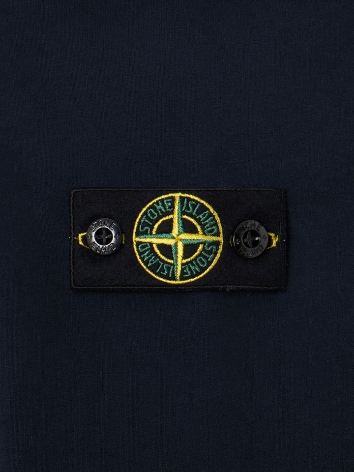 Felpa blu navy per bambino 66100004S0040 V0020 Stone Island Kids 