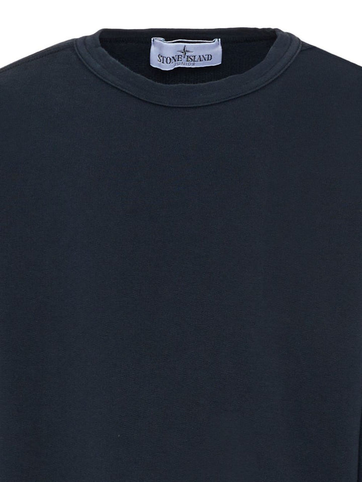 Felpa blu navy per bambino 66100005S0040 V0020 Stone Island Kids 