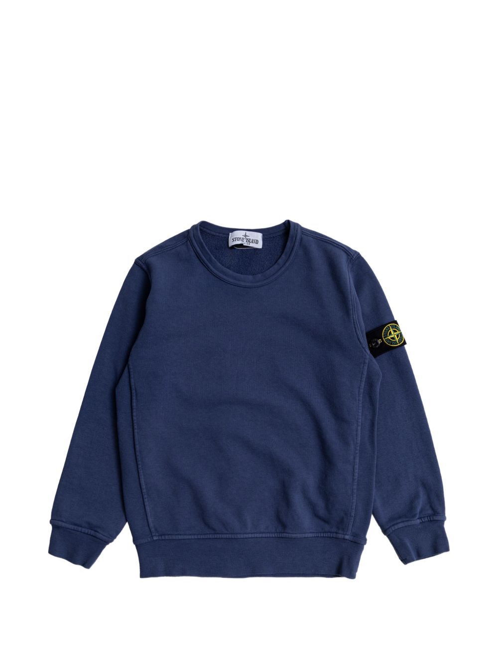Felpa blu per bambino 66100005S0040 V0028 Stone Island Kids 