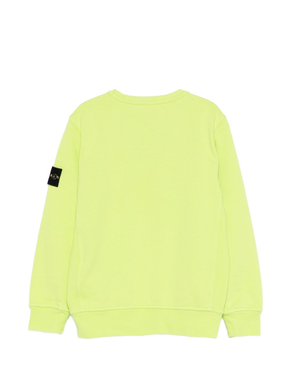 Felpa verde per bambino 66100005S0040 V005F Stone Island Kids 