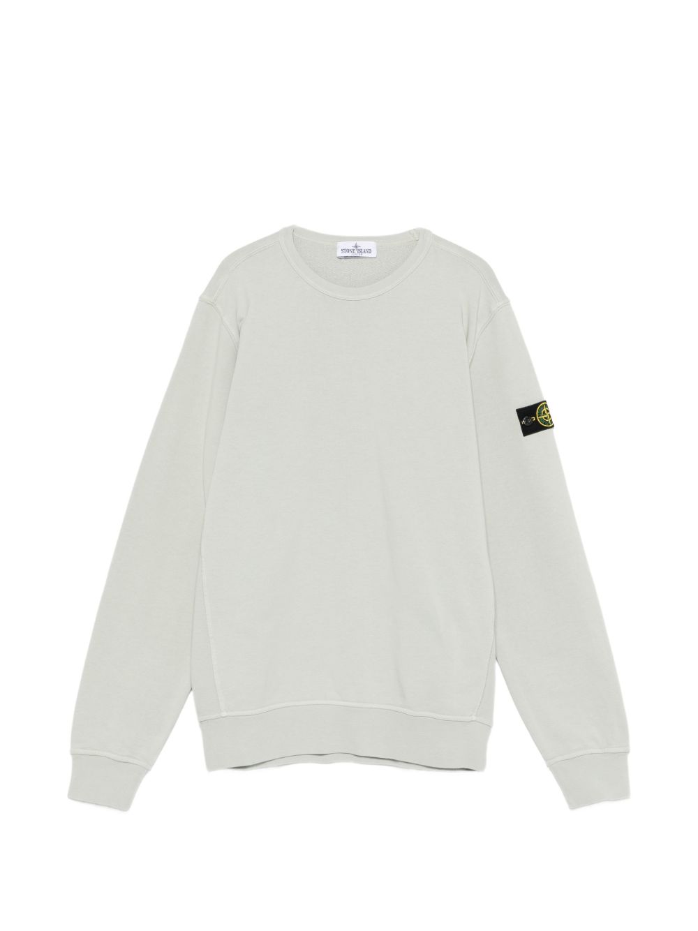 Felpa grigio perla per bambino 66100005S0040 V0061 Stone Island Kids 