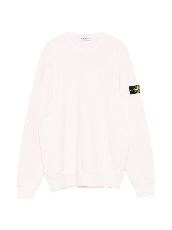 Felpa rosa per bambino 66100005S0040 V0080 Stone Island Kids 