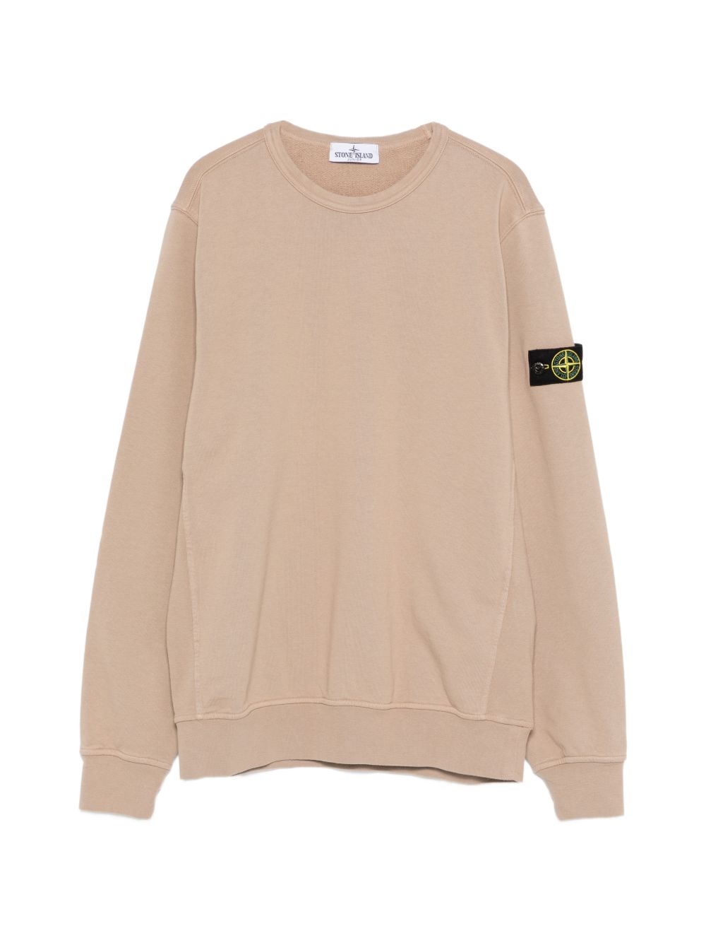 Felpa beige per bambino 66100005S0040 V0092 Stone Island Kids 