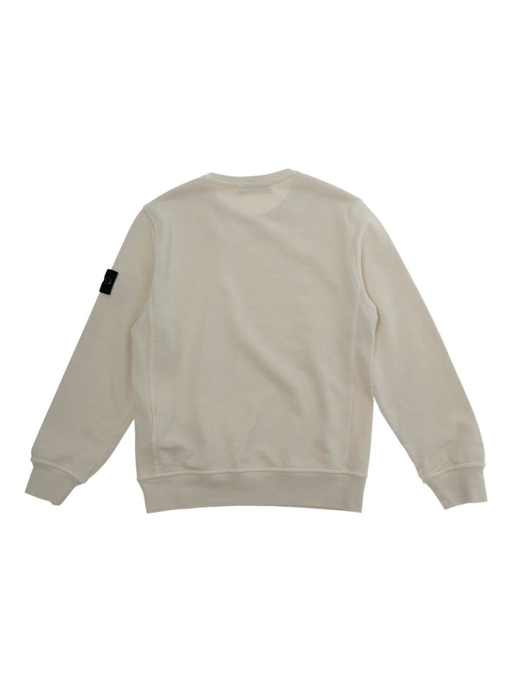 Felpa grigia per bambino 66100005S0040 V0097 Stone Island Kids 