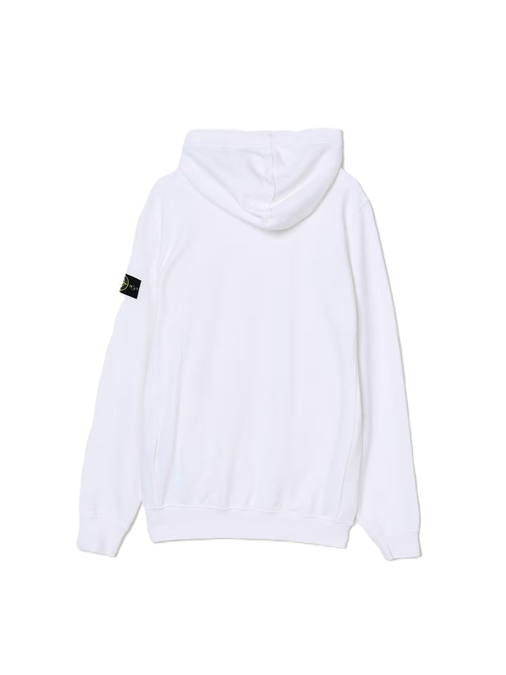 Felpa bianca per bambino 66100014S0040 V0001 Stone Island Kids 