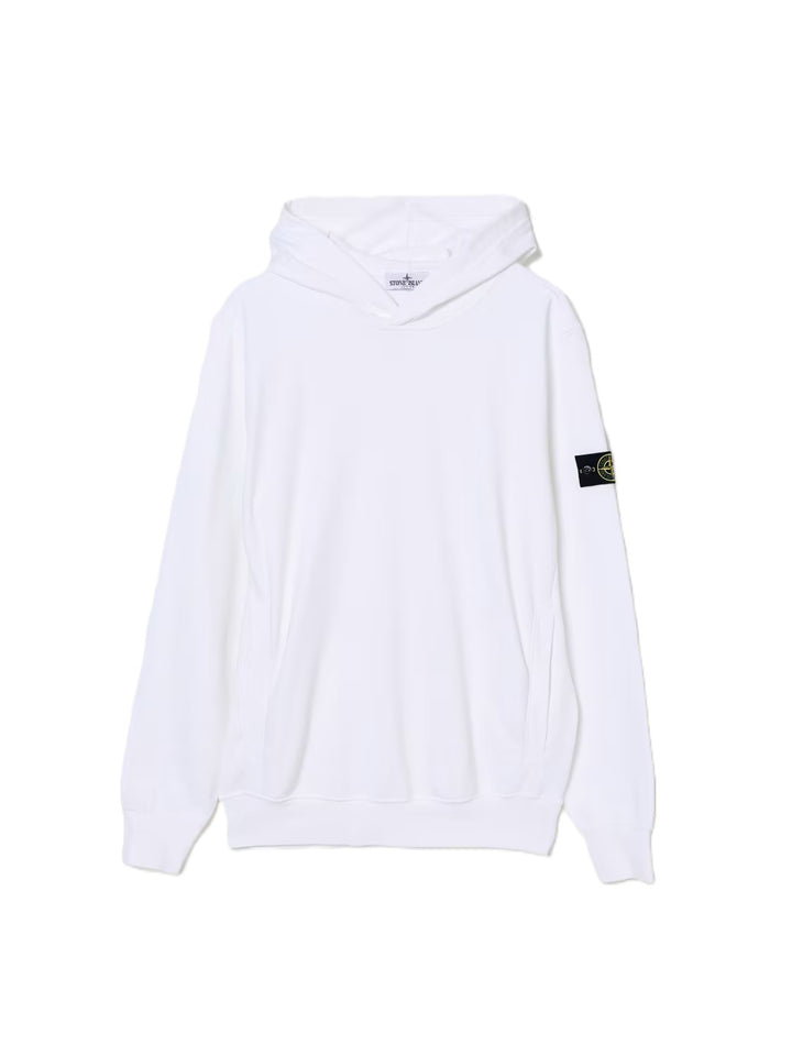 Felpa bianca per bambino 66100014S0040 V0001 Stone Island Kids 