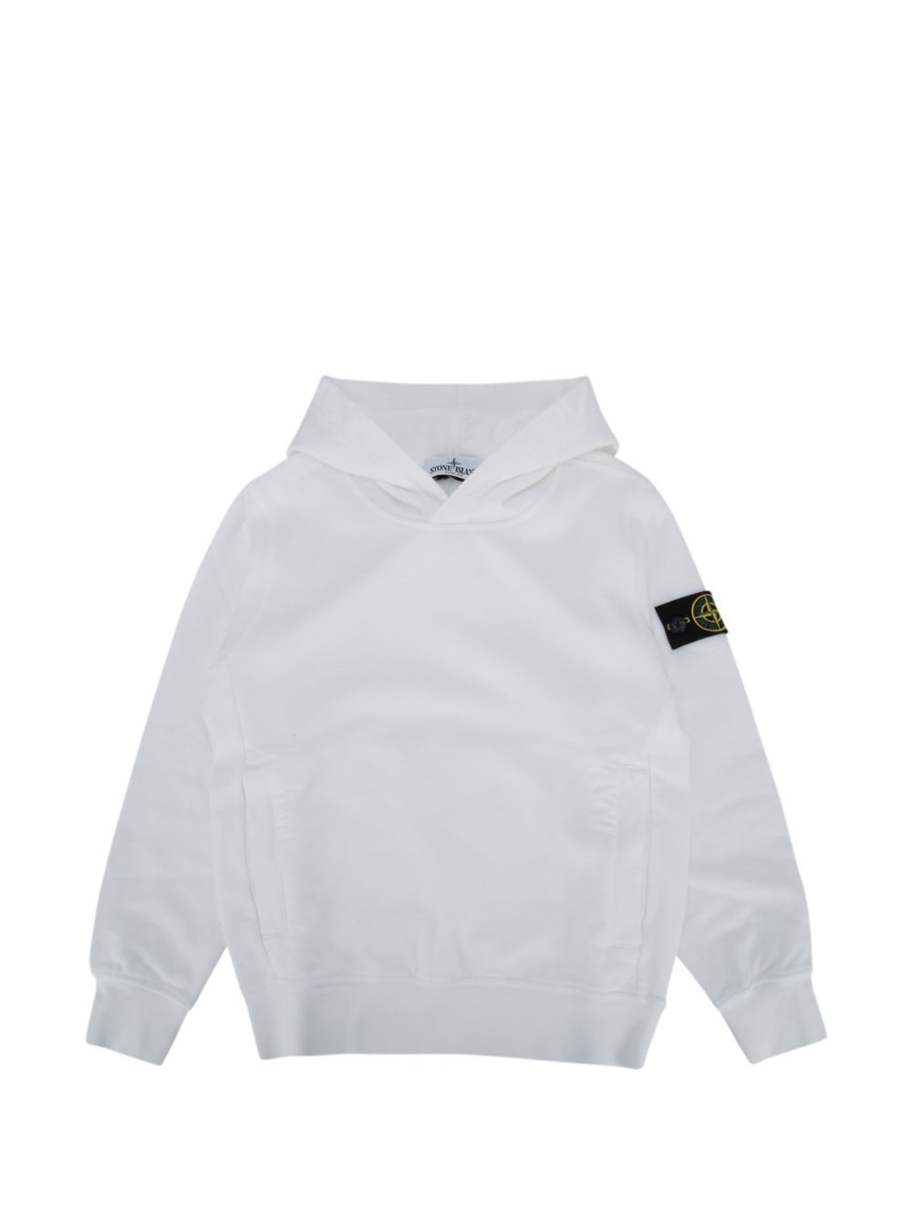 Felpa bianca per bambino 66100014S0040 V0001 Stone Island Kids 
