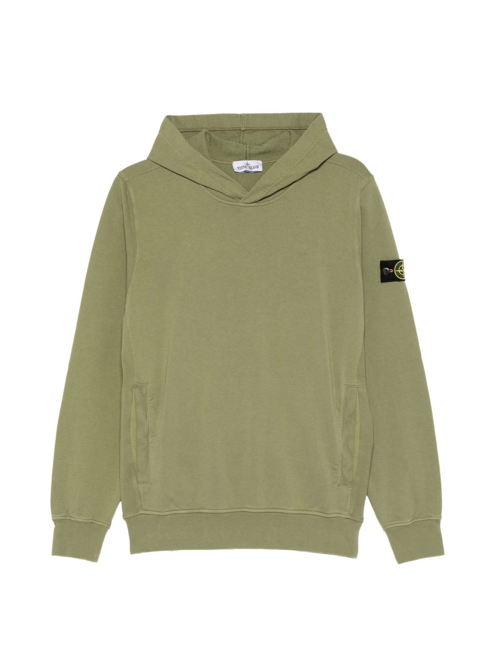 Felpa verde oliva per bambino 66100014S0040 V0058 Stone Island Kids 