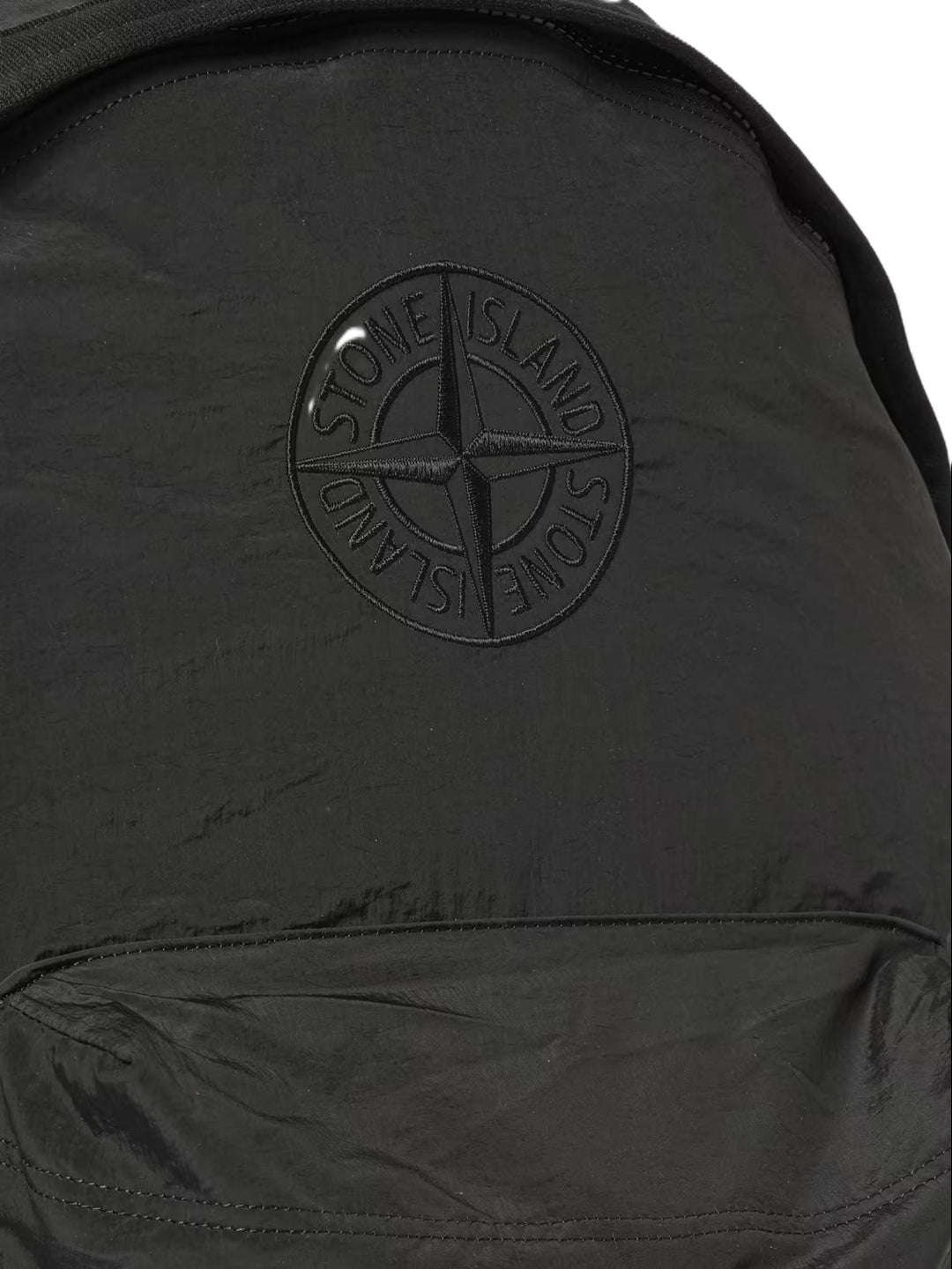 Zaino nero per bambino 69200003S0064 V0029 Stone Island Kids 
