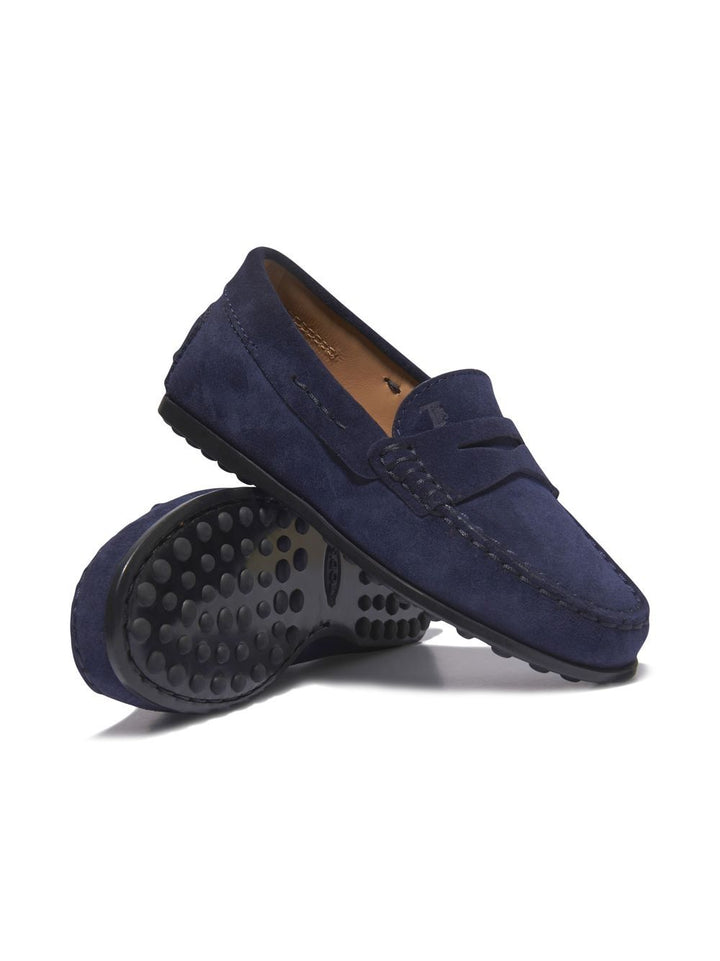 Mocassini blu scuro per bambino UXC0LR00010RE0 U824 Tod's Kids 