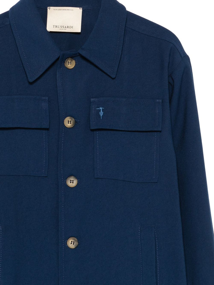 Camicia blu per bambino TBP26062GC BLU Trussardi Kids 