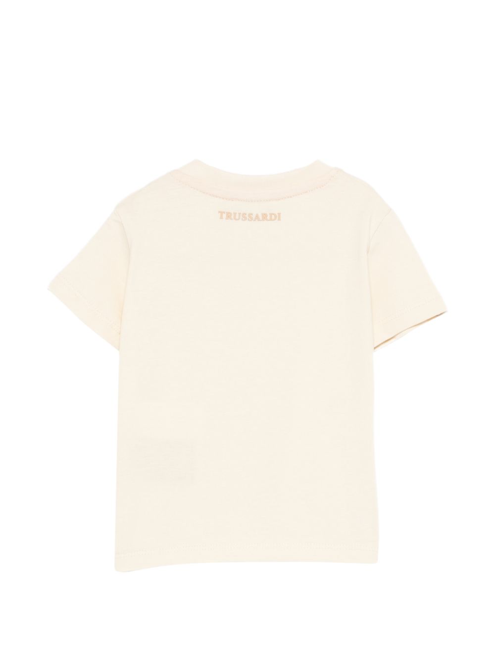 T-shirt beige per neonato TIP26048TS BEINEW Trussardi Kids 