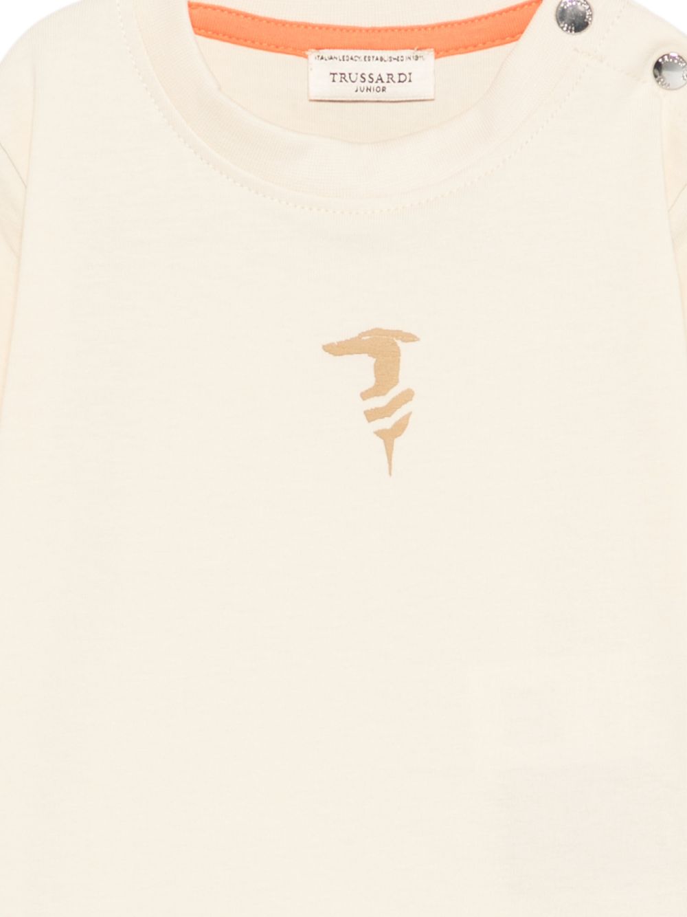 T-shirt beige per neonato TIP26048TS BEINEW Trussardi Kids 