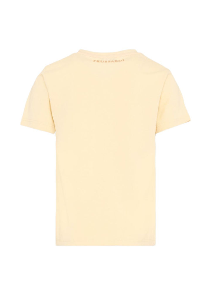 T-shirt beige per bambino TIP26048TSK BEINEW Trussardi Kids 