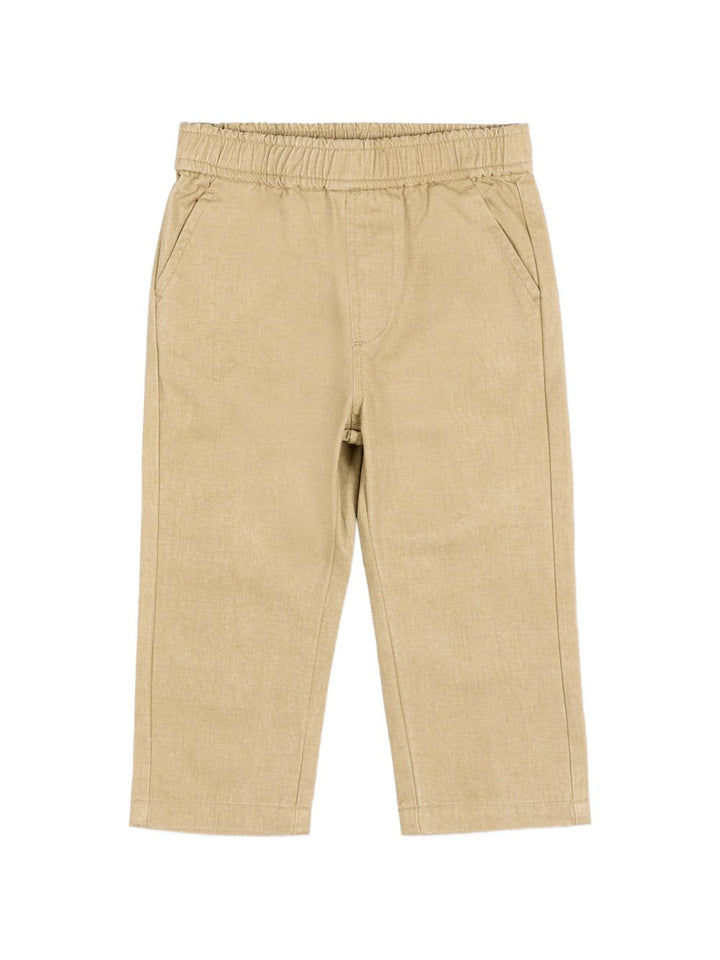 Pantalone marrone chiaro per neonato TIP26062PA BRO Trussardi Kids 