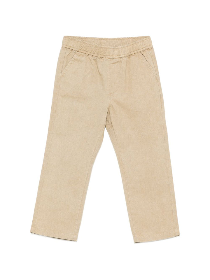 Pantalone beige per bambino TIP26062PAK BRO Trussardi Kids 