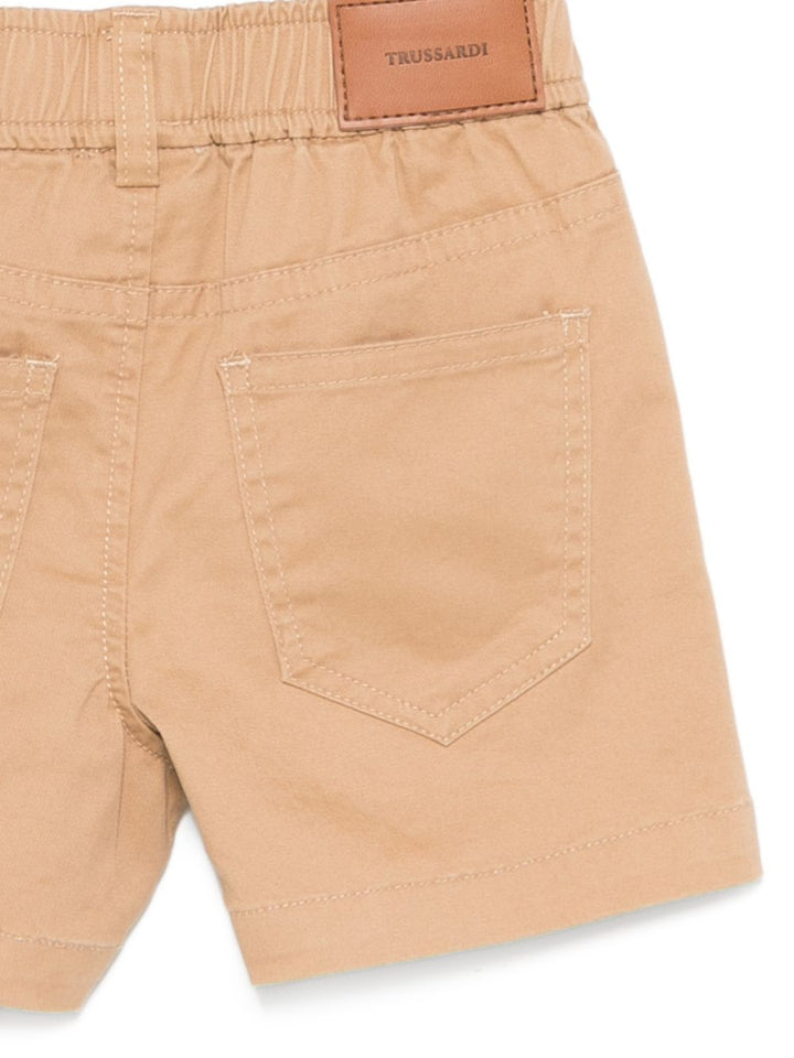 Bermuda beige per neonato TIP26074BE BRO Trussardi Kids 