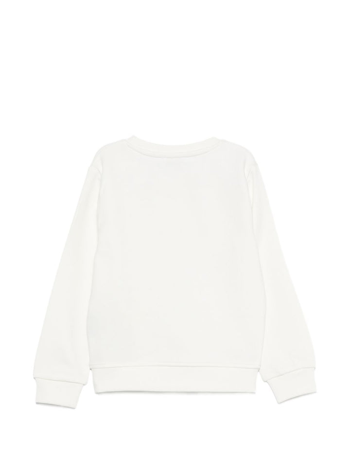 Felpa bianca per bambino TIP26084FEK O-W Trussardi Kids 