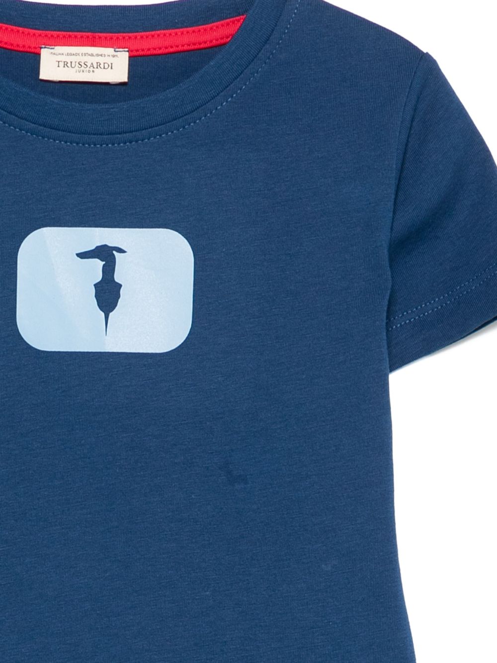 T-shirt blu marine per neonato TIP26093TSK BLU Trussardi Kids 