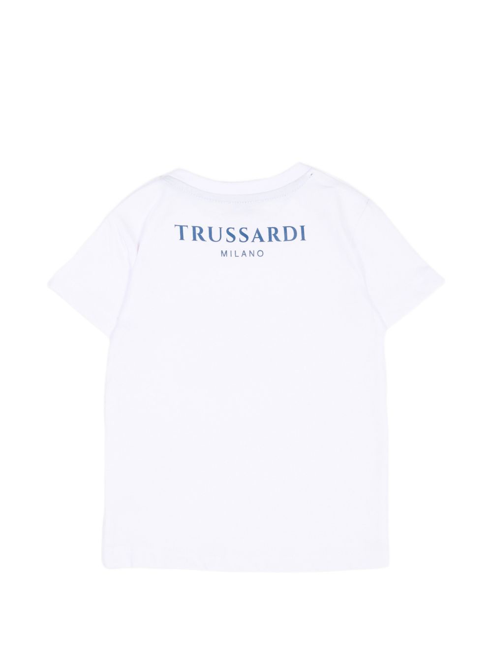 T-shirt bianco per neonato TIP26093TS WHI Trussardi Kids 