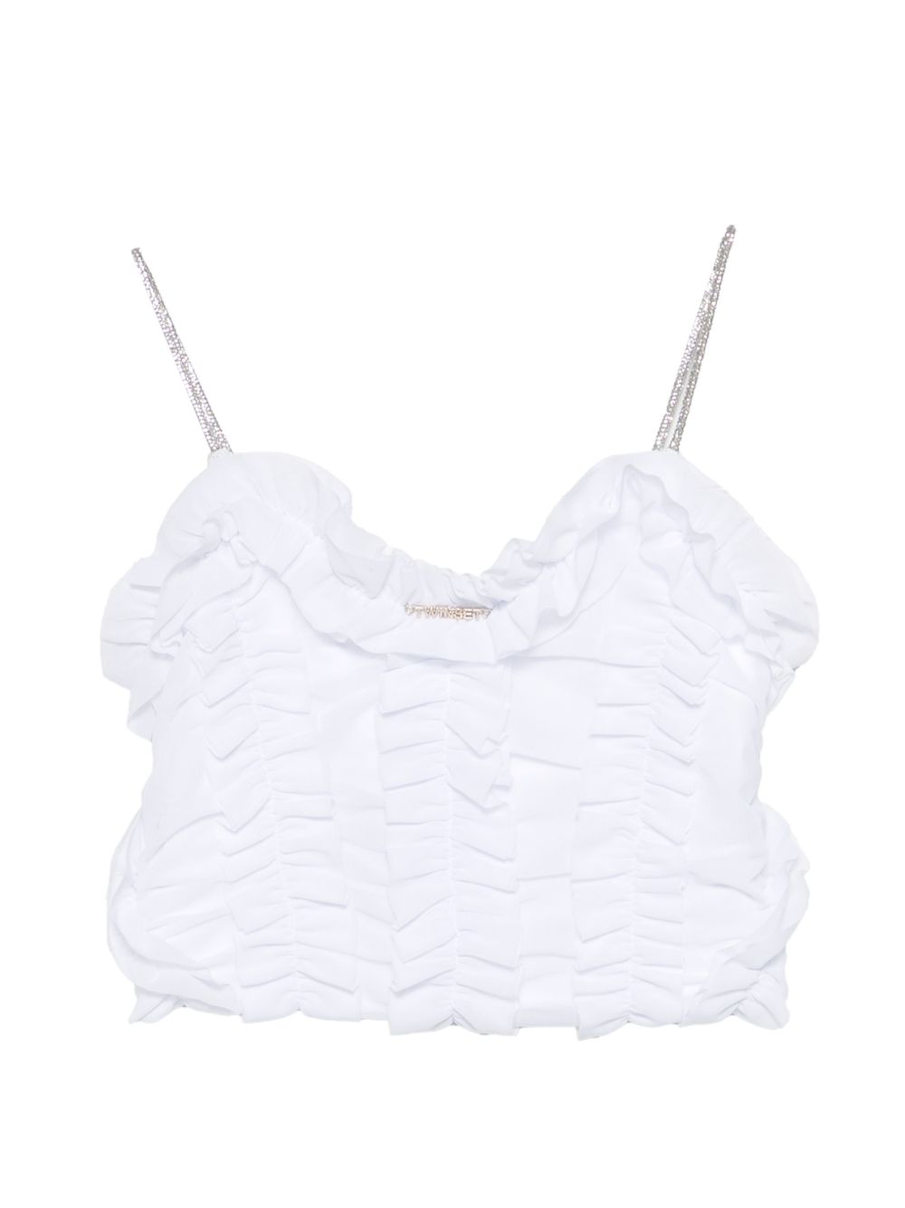 Top bianco per bambina 261GJ2181 00526 Twin Set 