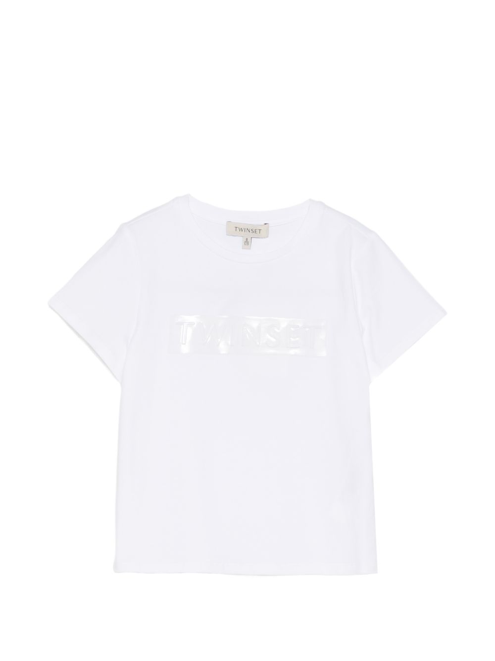 T-shirt bianco per bambina 261GJ2250 00526 Twin Set 