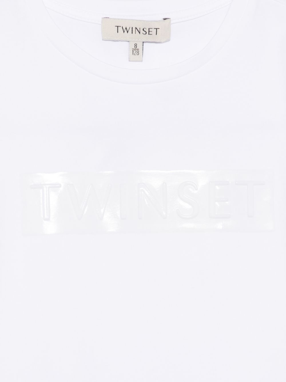 T-shirt bianco per bambina 261GJ2250 00526 Twin Set 
