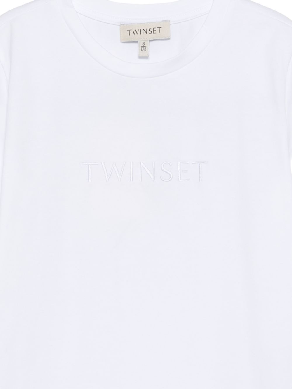 T-shirt bianco per bambino 261GJ2252 00526 Twin Set 