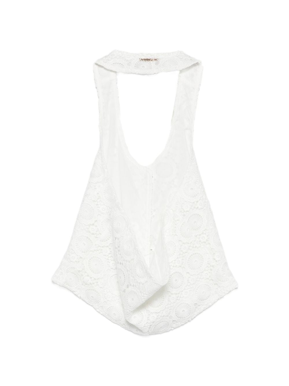 Top/gilet bianco per bambina 261GJ2Q20 00526 Twin Set 