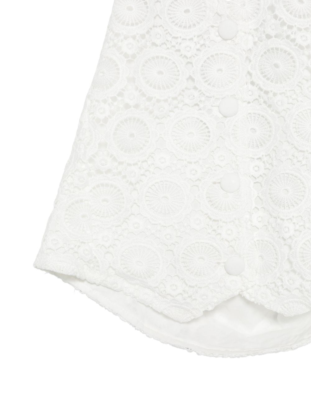 Top/gilet bianco per bambina 261GJ2Q20 00526 Twin Set 