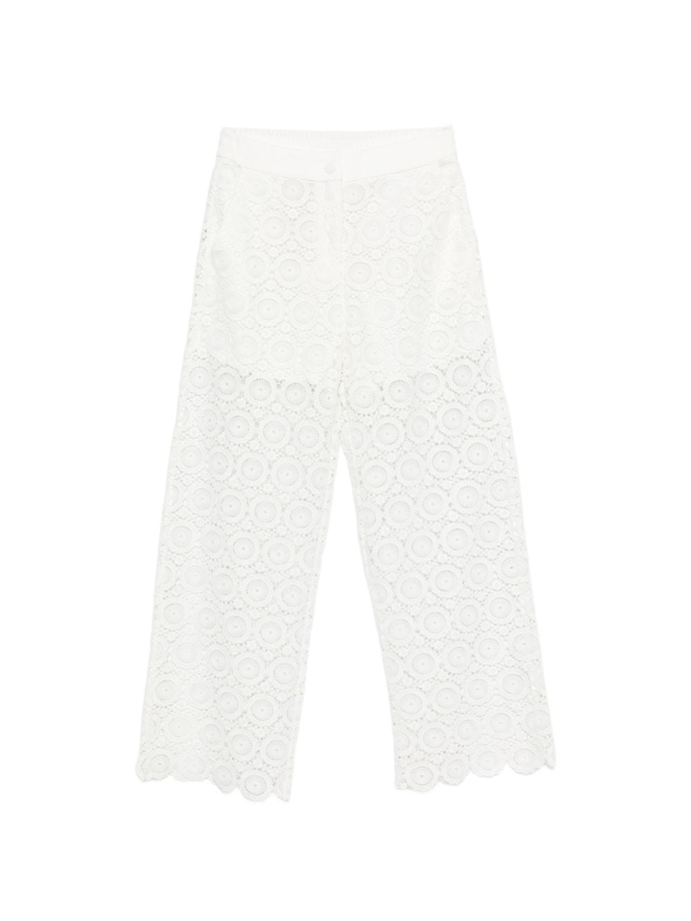 Pantalone bianco per bambina 261GJ2Q21 00526 Twin Set 