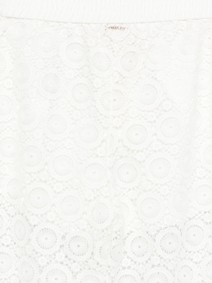 Pantalone bianco per bambina 261GJ2Q21 00526 Twin Set 
