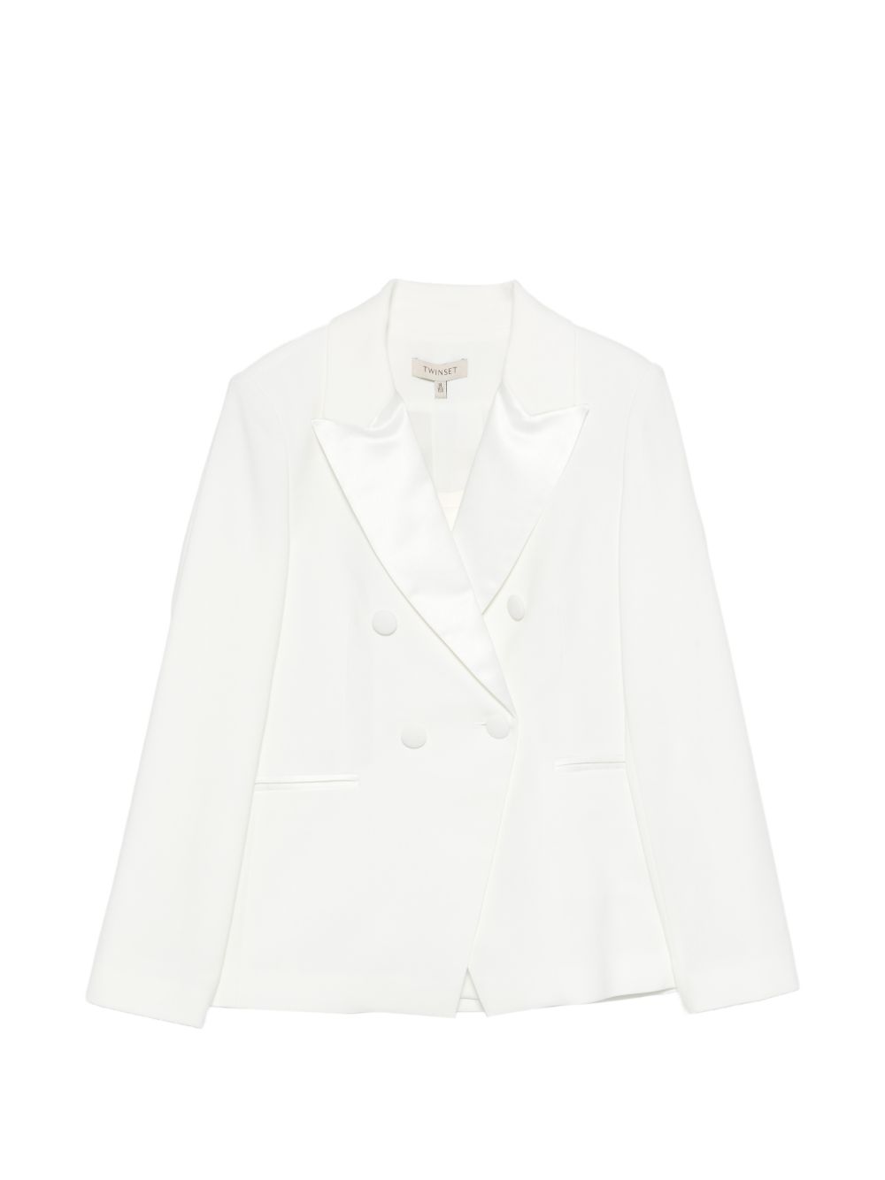 Blazer bianco per bambina 261GJ2Q55 00526 Twin Set 