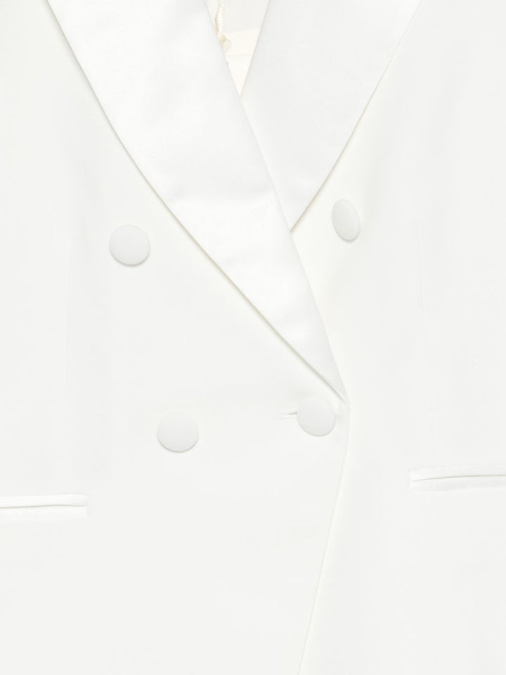 Blazer bianco per bambina 261GJ2Q55 00526 Twin Set 