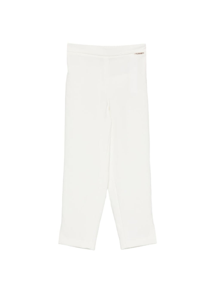 Pantalone bianco per bambina 261GJ2Q56 00526 Twin Set 