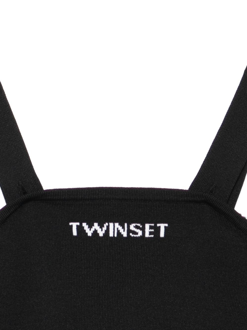 Top nero per bambina 261GJ3041 02958 Twin Set 