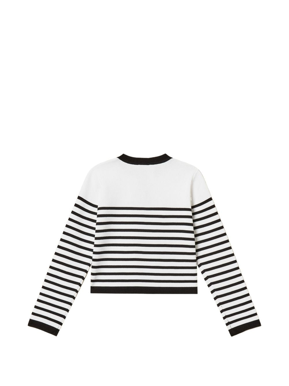 Cardigan bianco/nero per bambina 261GJ3060 11008 Twin Set 