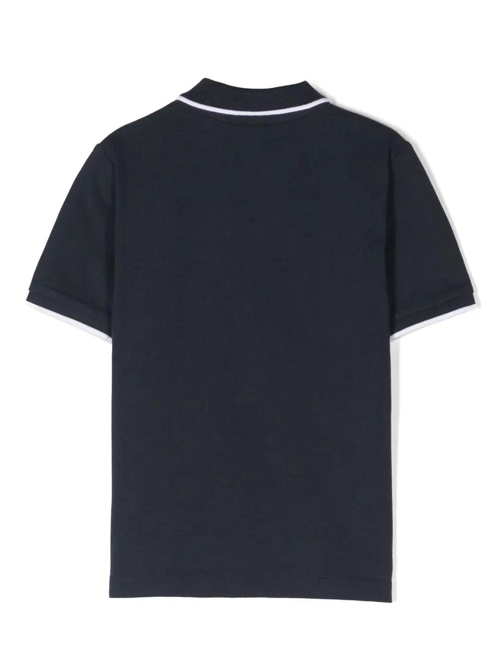Polo blu per bambino con logo J25P26 849 Boss Kids 