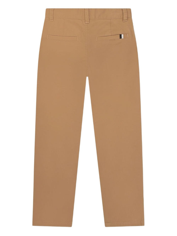 Pantalone chino marrone per bambino J52685 269 Boss Kids 