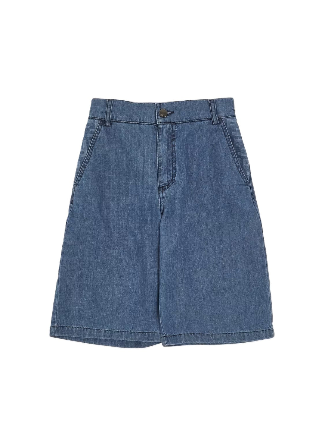 Bermuda blu per bambina JMF584AVWI F0QG0 Fendi Kids 