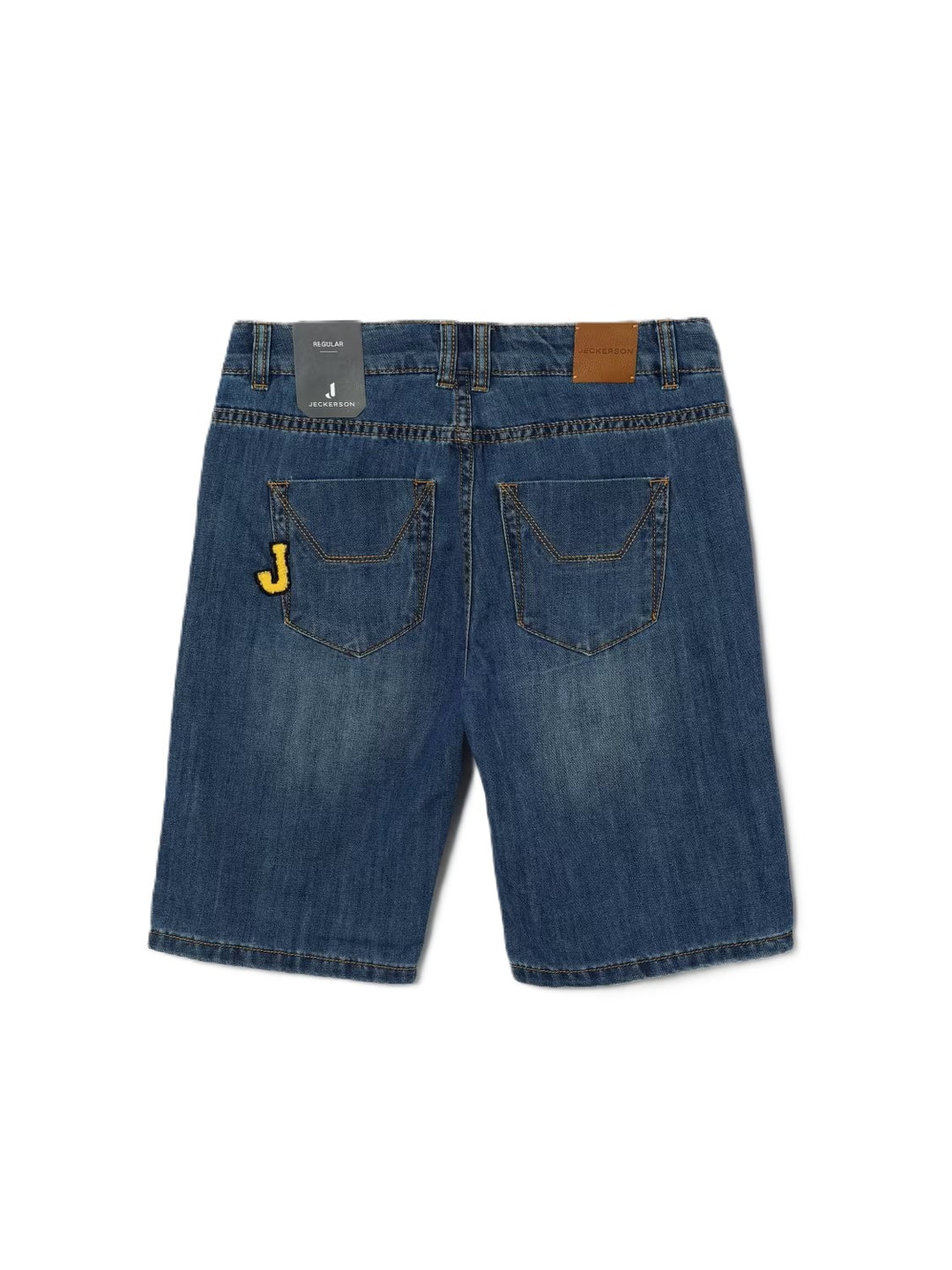Bermuda di jeans blu per bambino J5161PS26 RE068 Jeckerson Kids 