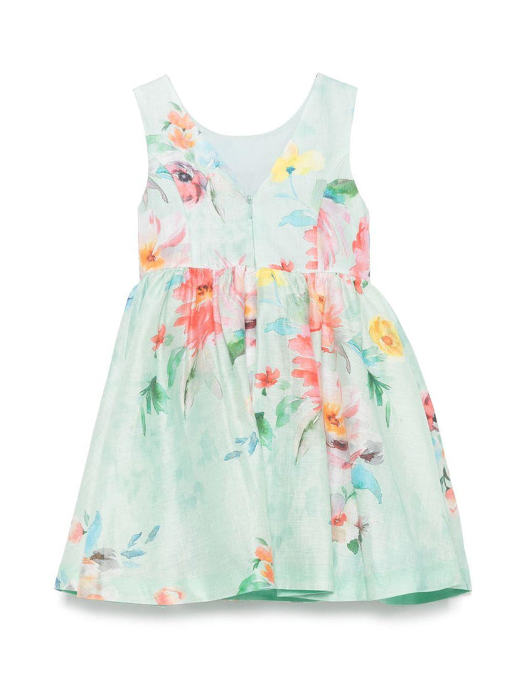 Abito verde mare per bambina 5053 071 Abel & Lula 
