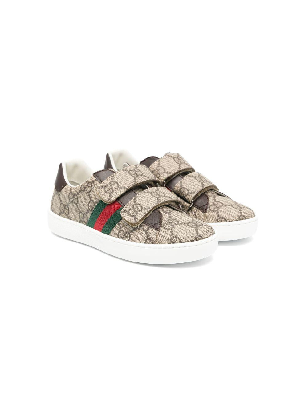 Sneakers marrone/beige per bambino 463090FACYF 9753 Gucci Kids 