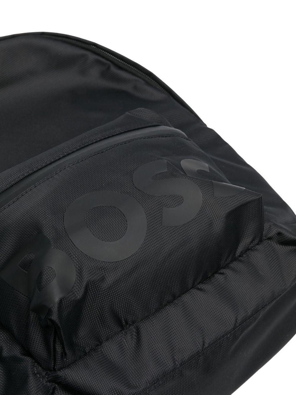 Zaino nero per bambini con logo