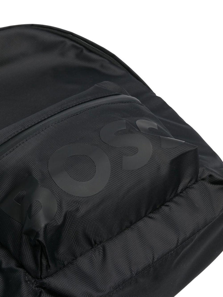 Zaino nero per bambini con logo