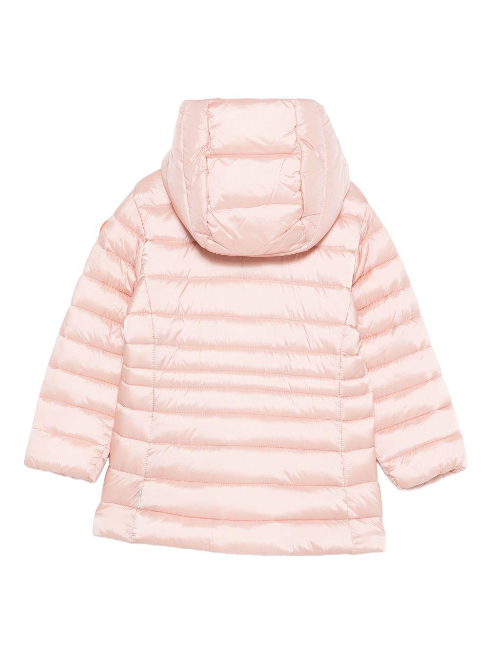Giubbotto rosa chiaro per bambina J47300GIRIS21 80043 Save The Duck Kids 