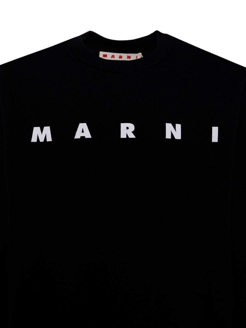 Felpa nera per bambino M01612M00V0 0M900 Marni Kids 