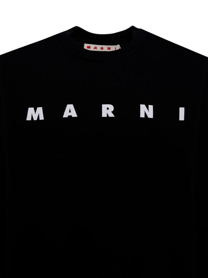 Felpa nera per bambino M01612M00V0 0M900 Marni Kids 
